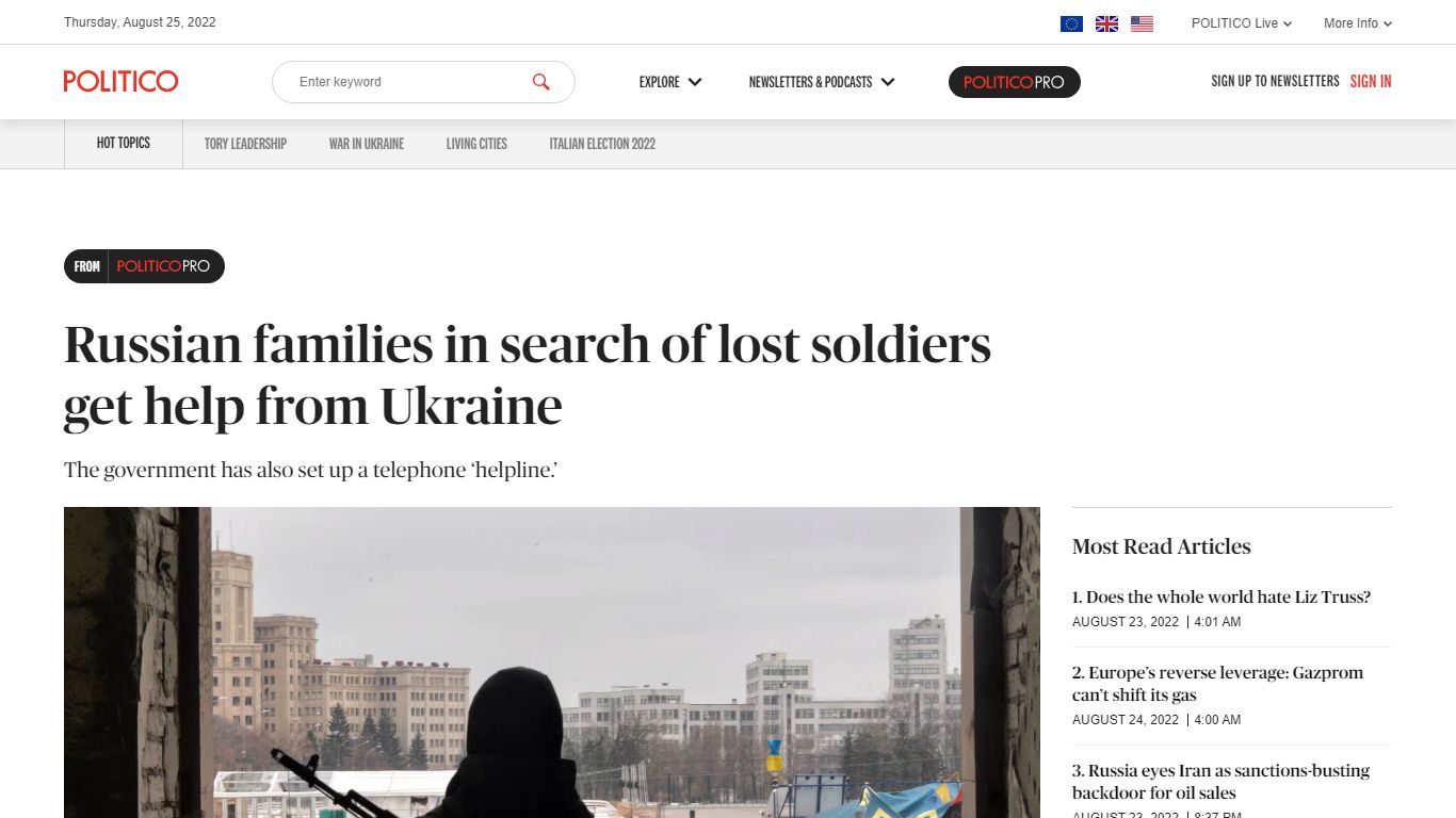 Russian families in search of lost soldiers get help from Ukraine